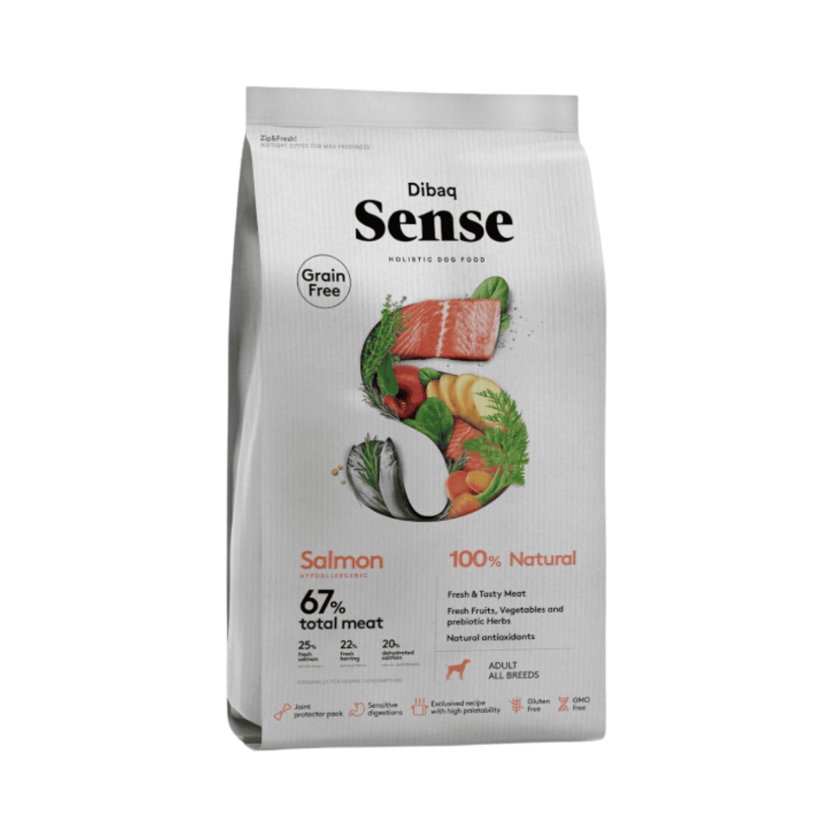 Dibaq Sense Salmon Adult Dry Dog Food