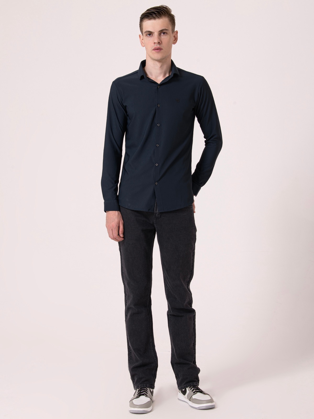 Albion Mens Navy Casual Shirt