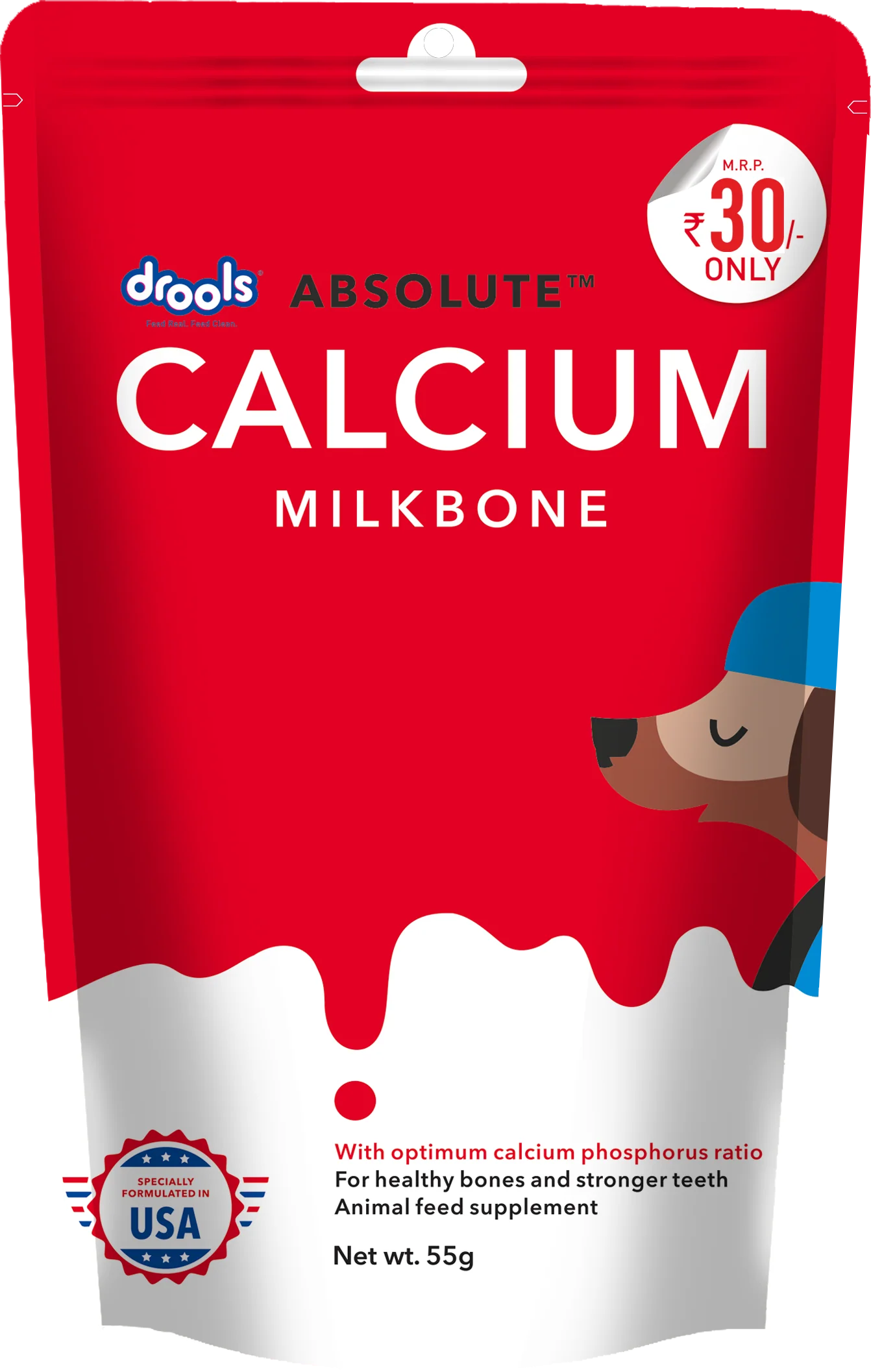 Drools Absolute Calcium Milk Bone Medium, 1 Pcs