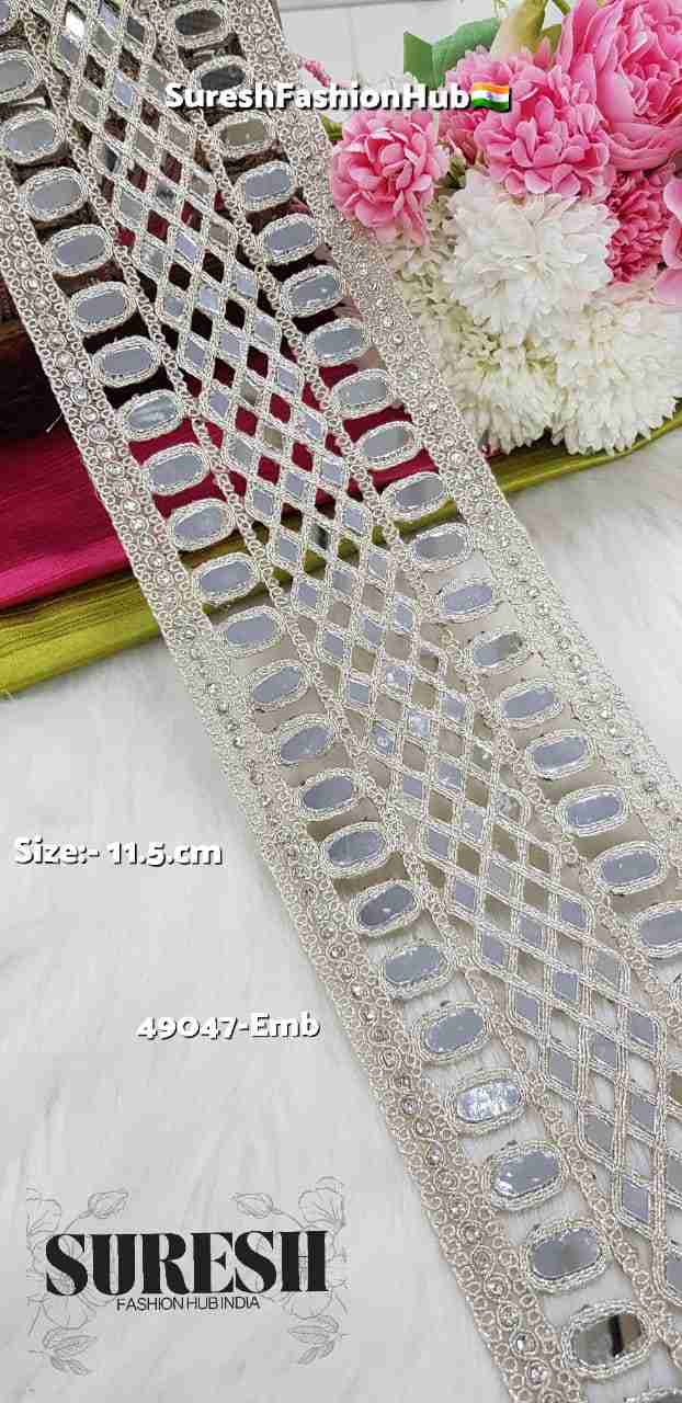 Pearl Royale Double Side Embroidery Bord-49047