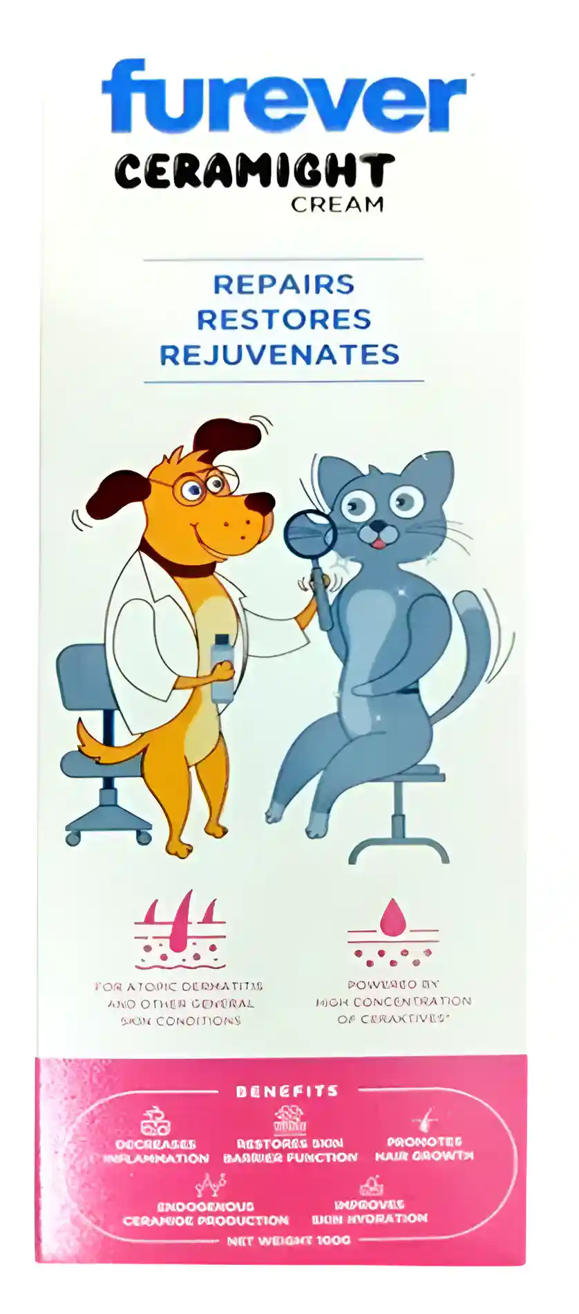 PAWSOME COMPANIONS | PAWSOME COMPANIONS Furever Ceramight Cream 100 Gm – (Best Before Mar'26)