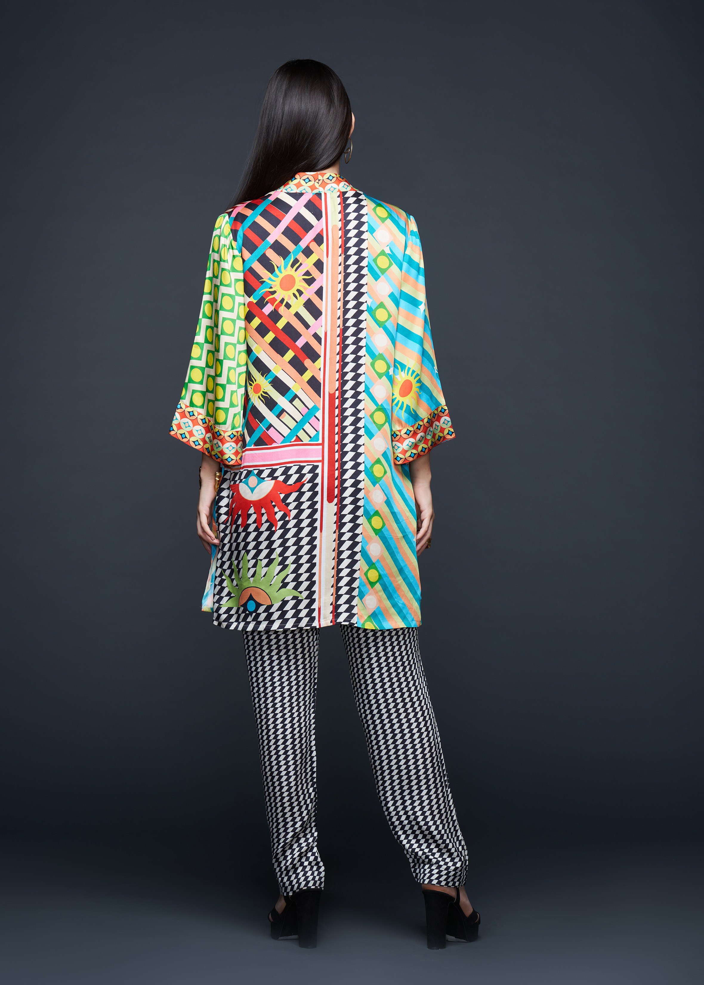 Multicoloured Short Kurta