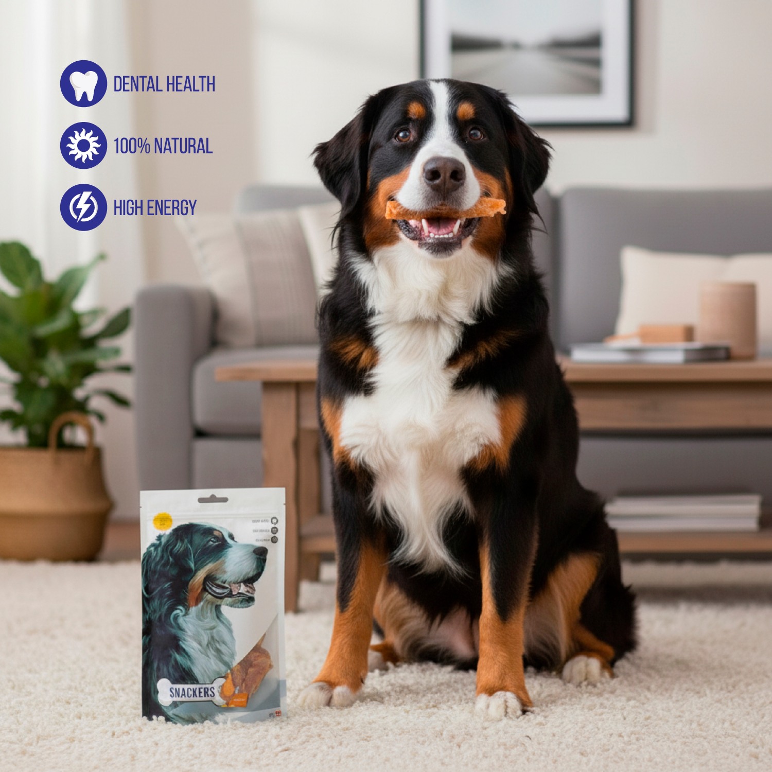 Snackers Chicken Bites Chicken Dog Treat, 80g