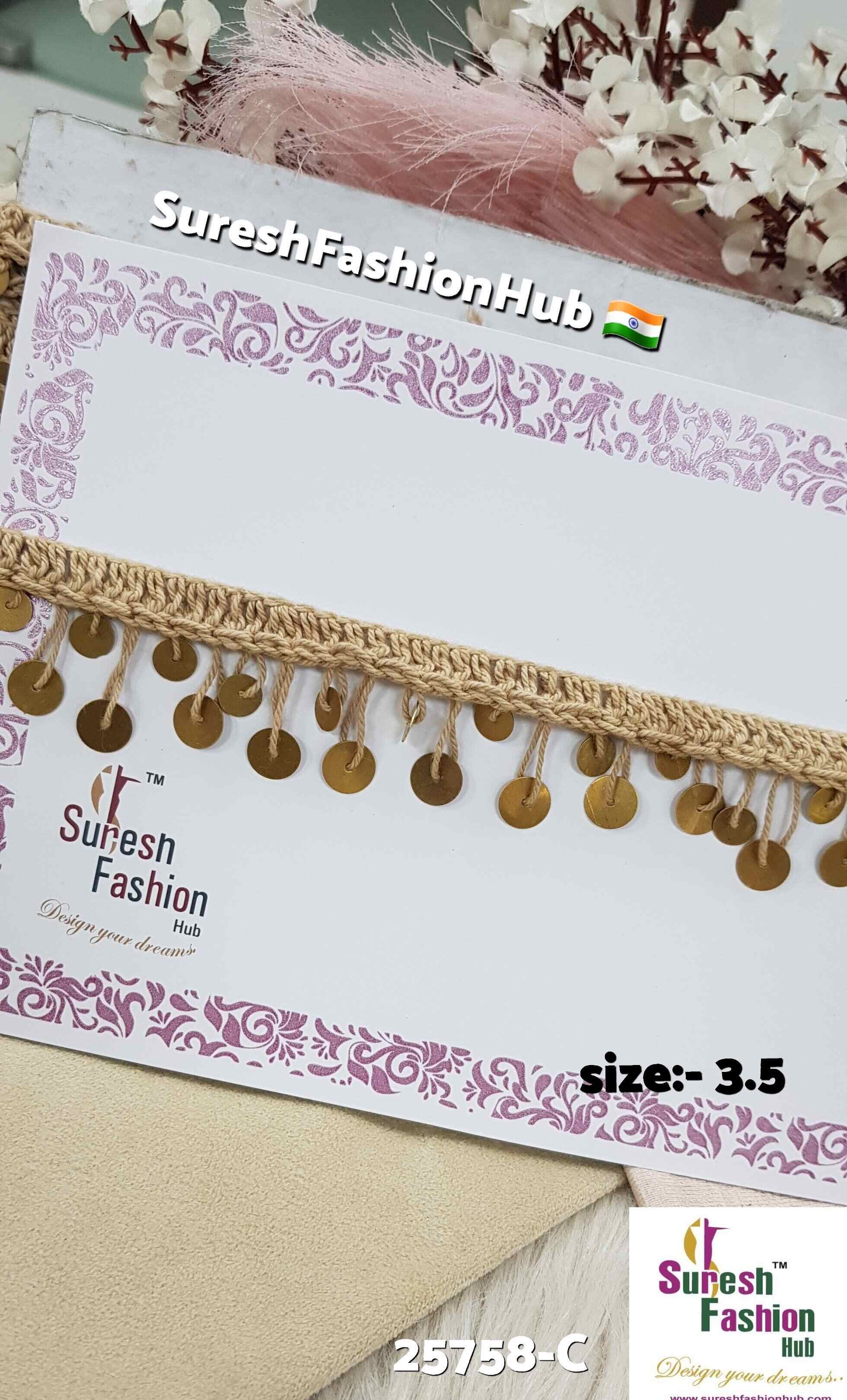 Matt Hanging Sequence Jhalar Lace