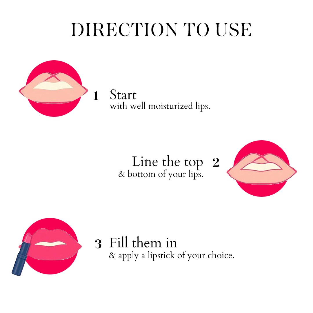 Brick New York On Fleek Lip Liner Fuchsia 01