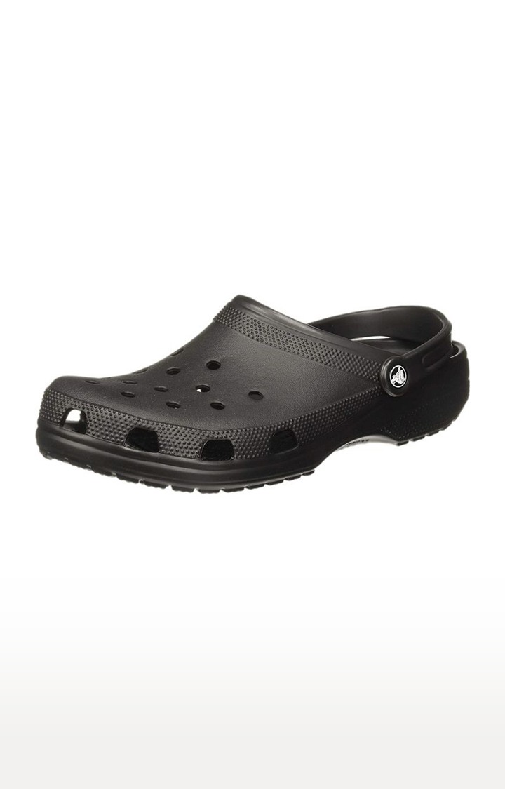 Crocs unisex 2025 black solid clogs