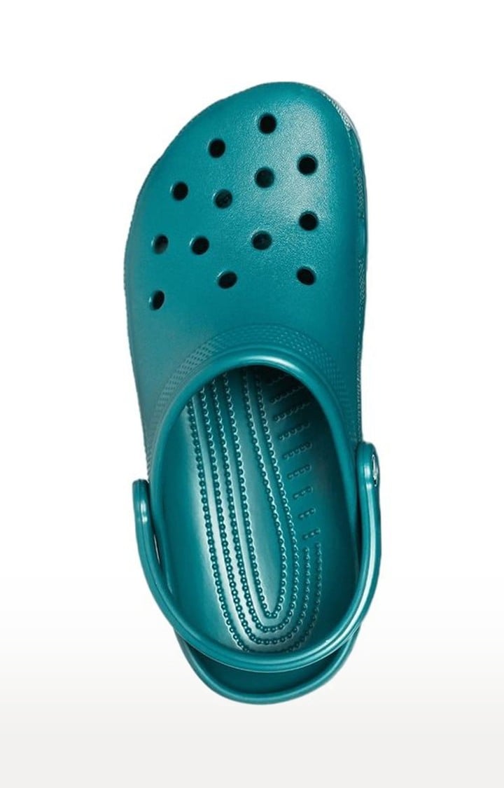 Unisex Green Solid Clogs