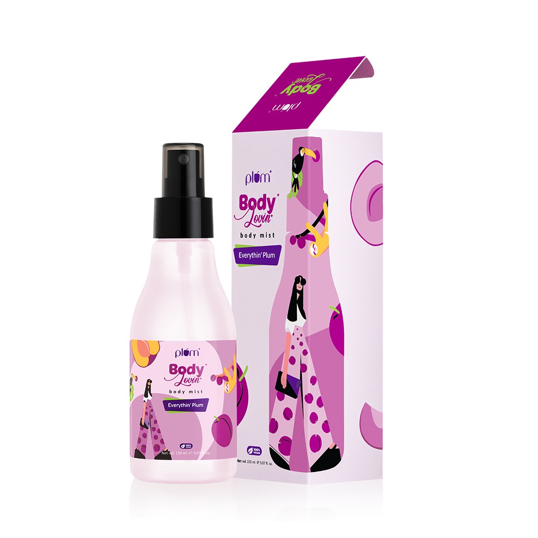 Plum Goodness Plum Vanilla Body Mist Buy Vanilla Body Mist Online
