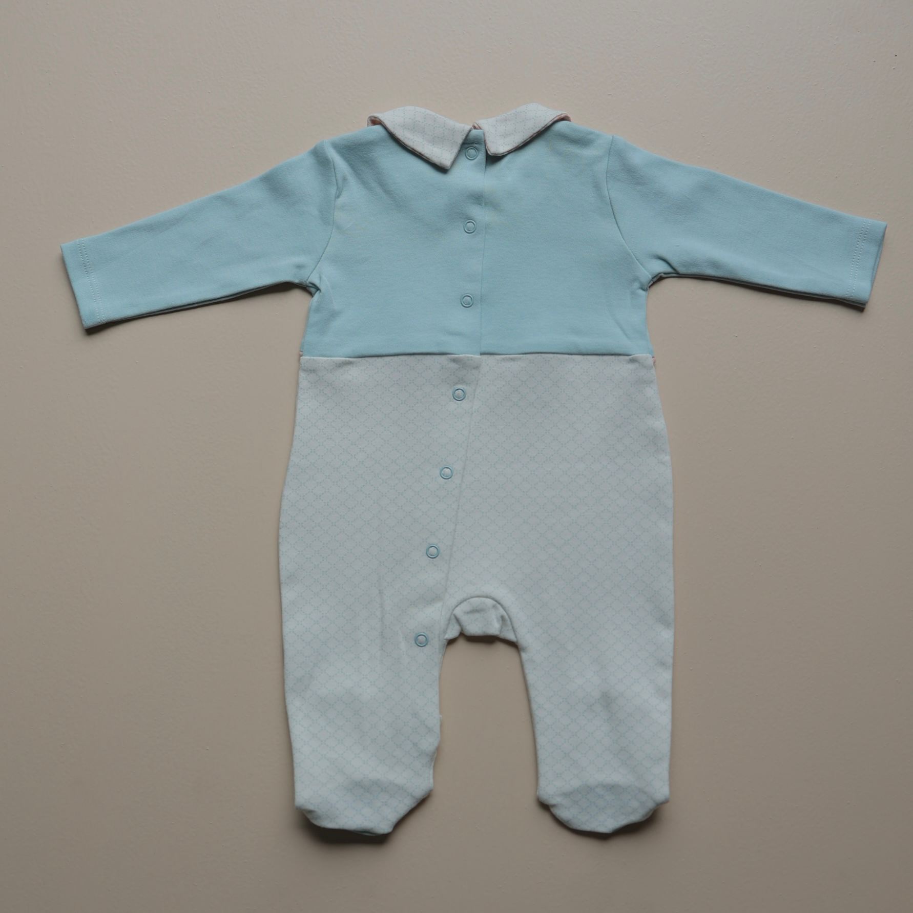 Skyline Collar Charm Baby Romper