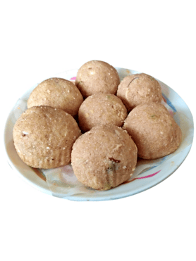 Atta Dry Fruit Laddoo (Meghraj Sweets, Chandni Chowk)