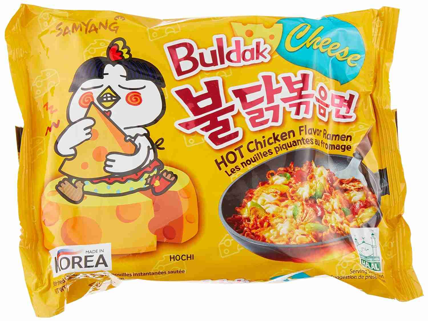 Buldak Cheese Hot Chicken Flavor Ramen (Samyang, South Korea)