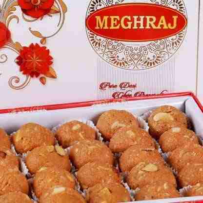 Besan Dry Fruit Laddoo (Meghraj Sweets, Chandni Chowk)