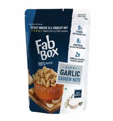 Burnt Garlic Cashews ( Fabbox, Mumbai )