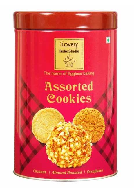 Coconut Almond Roasted Cornflakes Assorted Cookies (Lovely Sweets, Jalandhar)