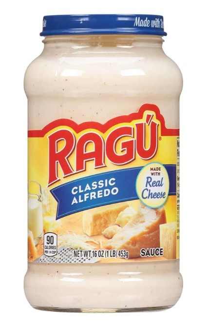 Cheesy Classic Alfredo sauce ( Ragu , USA )