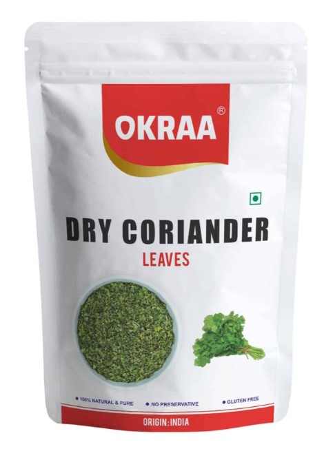 Dry Coriander Leaves ( Okraa, Gujarat )