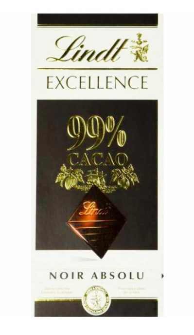 Excellence Absolu Noir 99% Choco (Lindt, France)