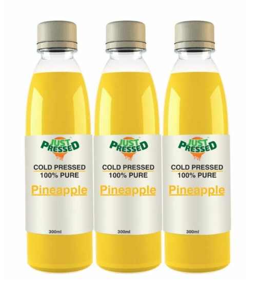 Fruit Juice, Pineapple, Cold Pressed (Justpressed, Delhi)