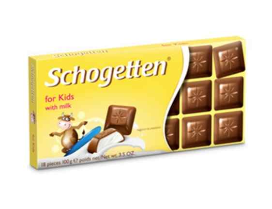 For Kids With Milk Chocolate (Schogetten,Germany)