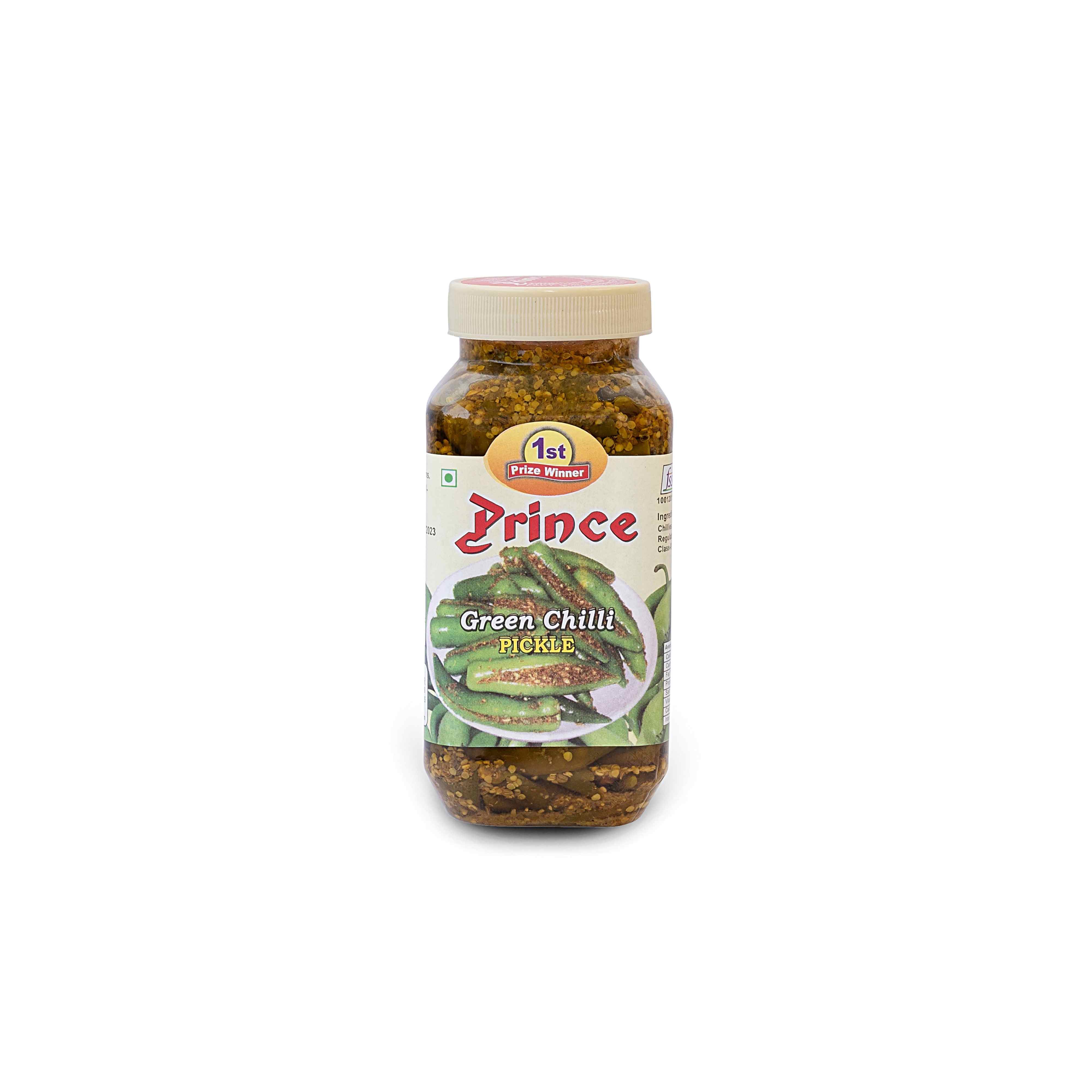Green Chilli Pickle ( Prince Pickles, Chandni Chowk )