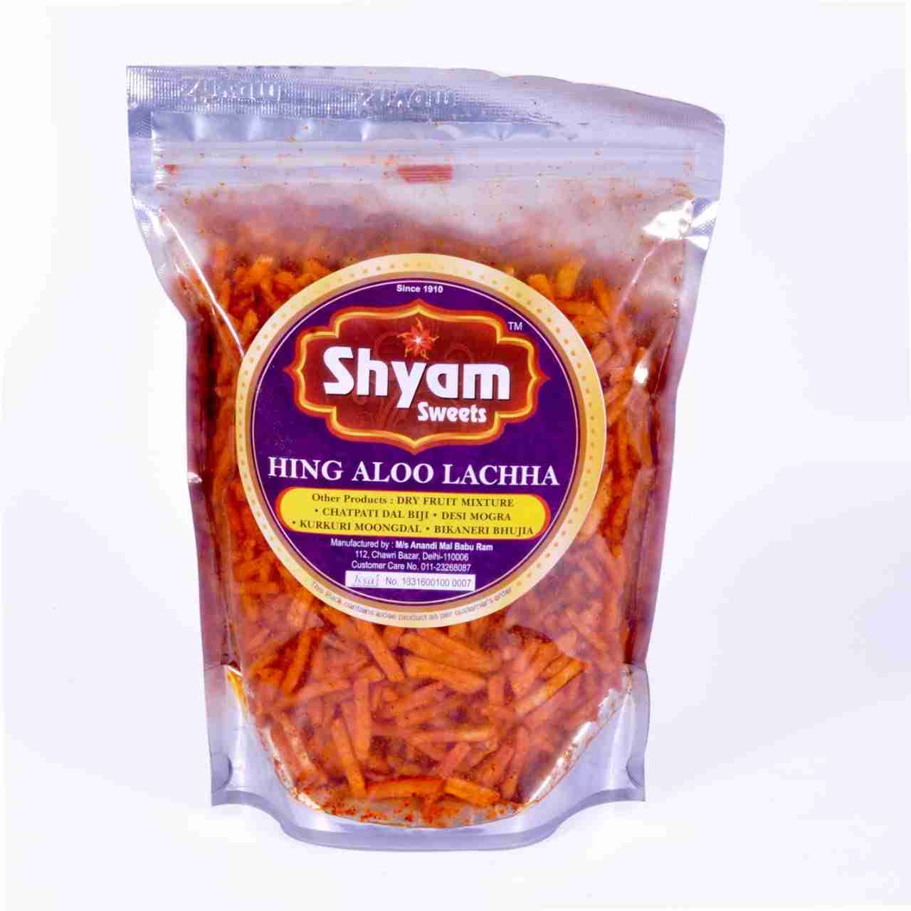 Hing Aloo Lachcha (Shyam Sweets, Delhi)