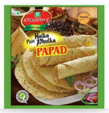 Halka Fulka Plain Papad (Kaluram's, Churu)