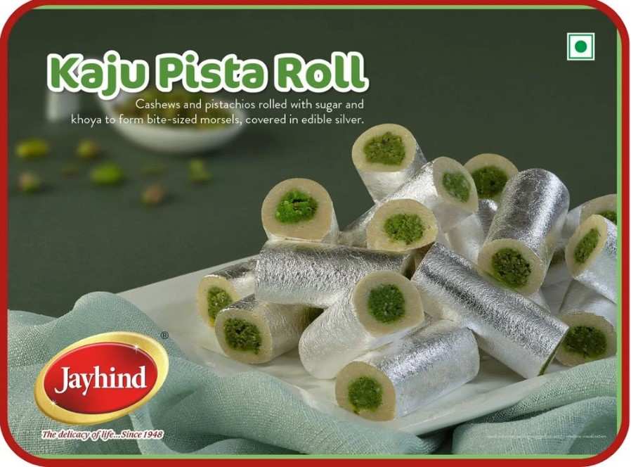 Kaju Pista Roll (Jay Hind, Ahmedabad)