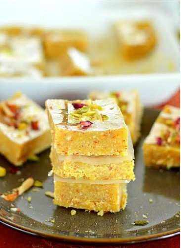 Moong Dal Barfi (Hira's Sweets, Shahdara)