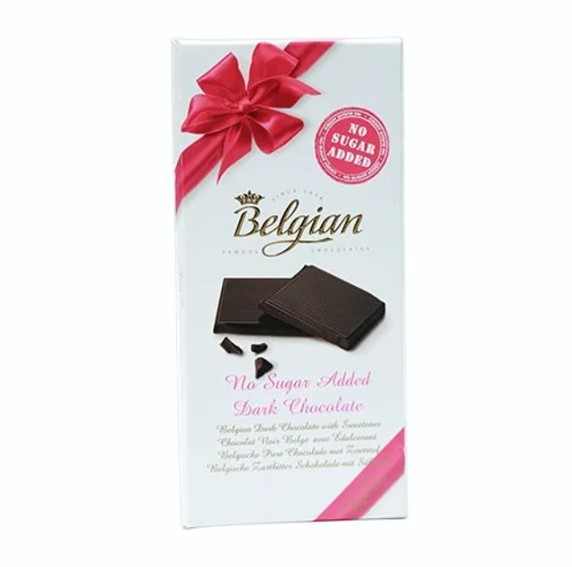 No Added Sugar Dark Chocolate Bar ( The Belgian, Belgium )