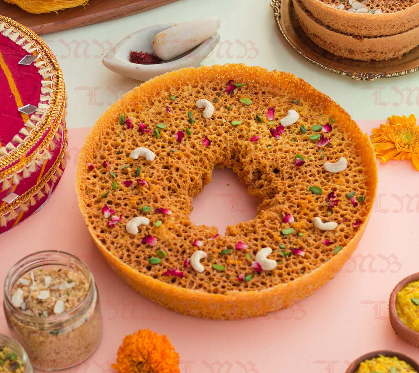 Paneer Ghewar (Gulab Sweets, Rohtak Wale)