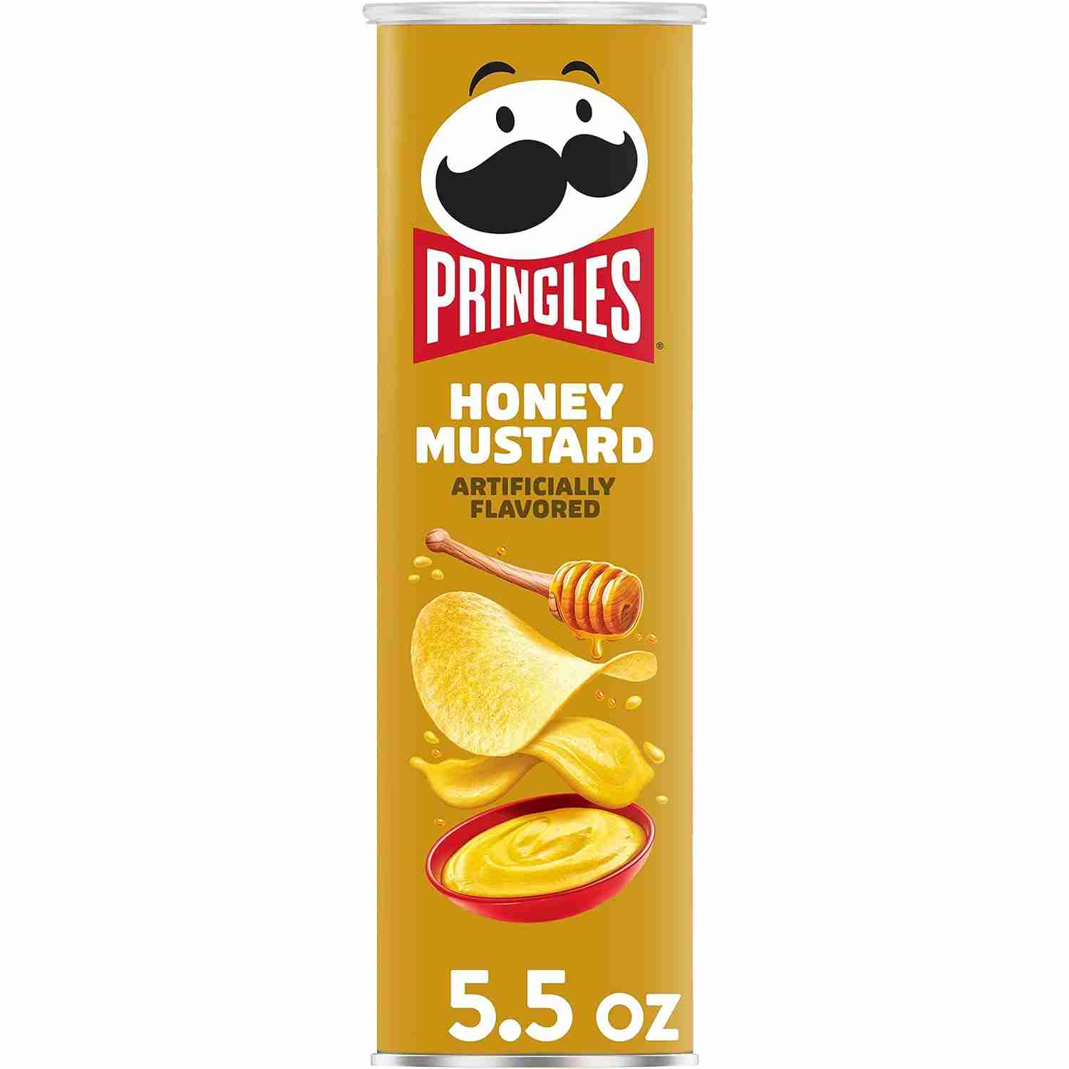 Pringles Honey Mustard Potato Crisps (USA)