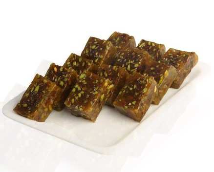 Pista Karachi halwa (Azad Sweets, Ajmer)