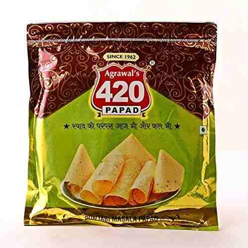 Punjabi Masala Papad (Agrawal's 420 Papad, Indore)