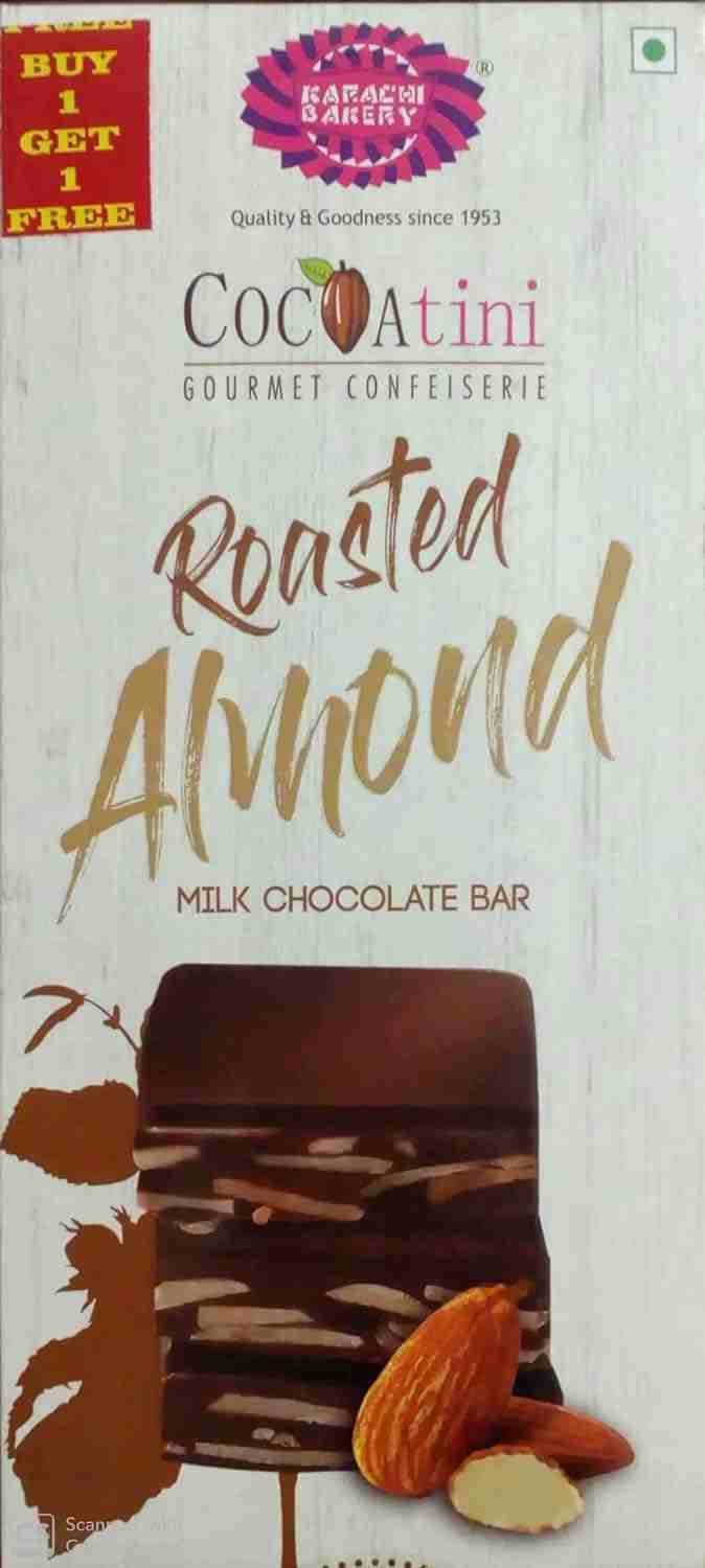 Roasted Almonds Chocolate Buy 1 Get 1 Free ( Karachi Bakery)
