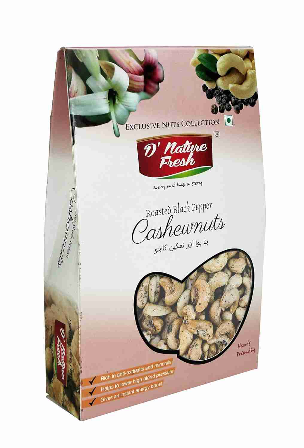 Roasted Masala Cashew-Black Pepper (D' Nature, Delhi)