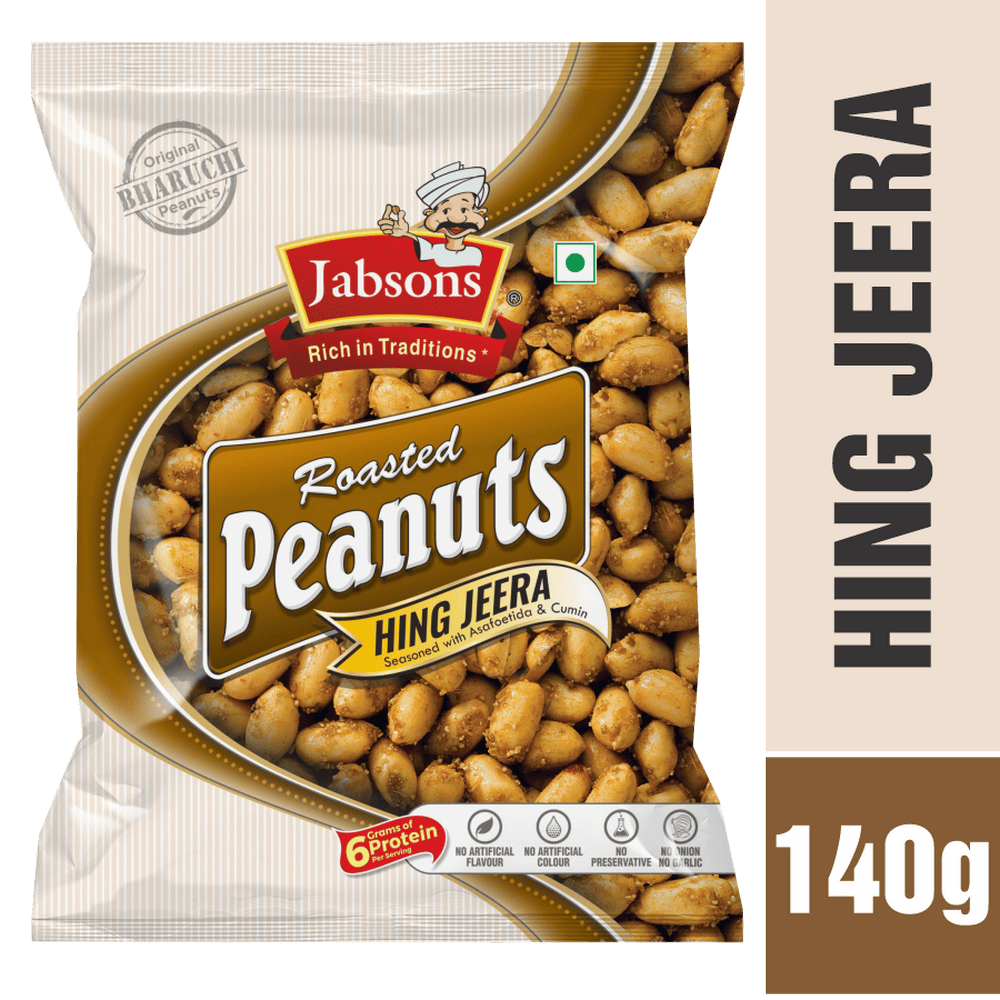 Roasted Peanut Hing Jeera (Jabsons, Bharuch)