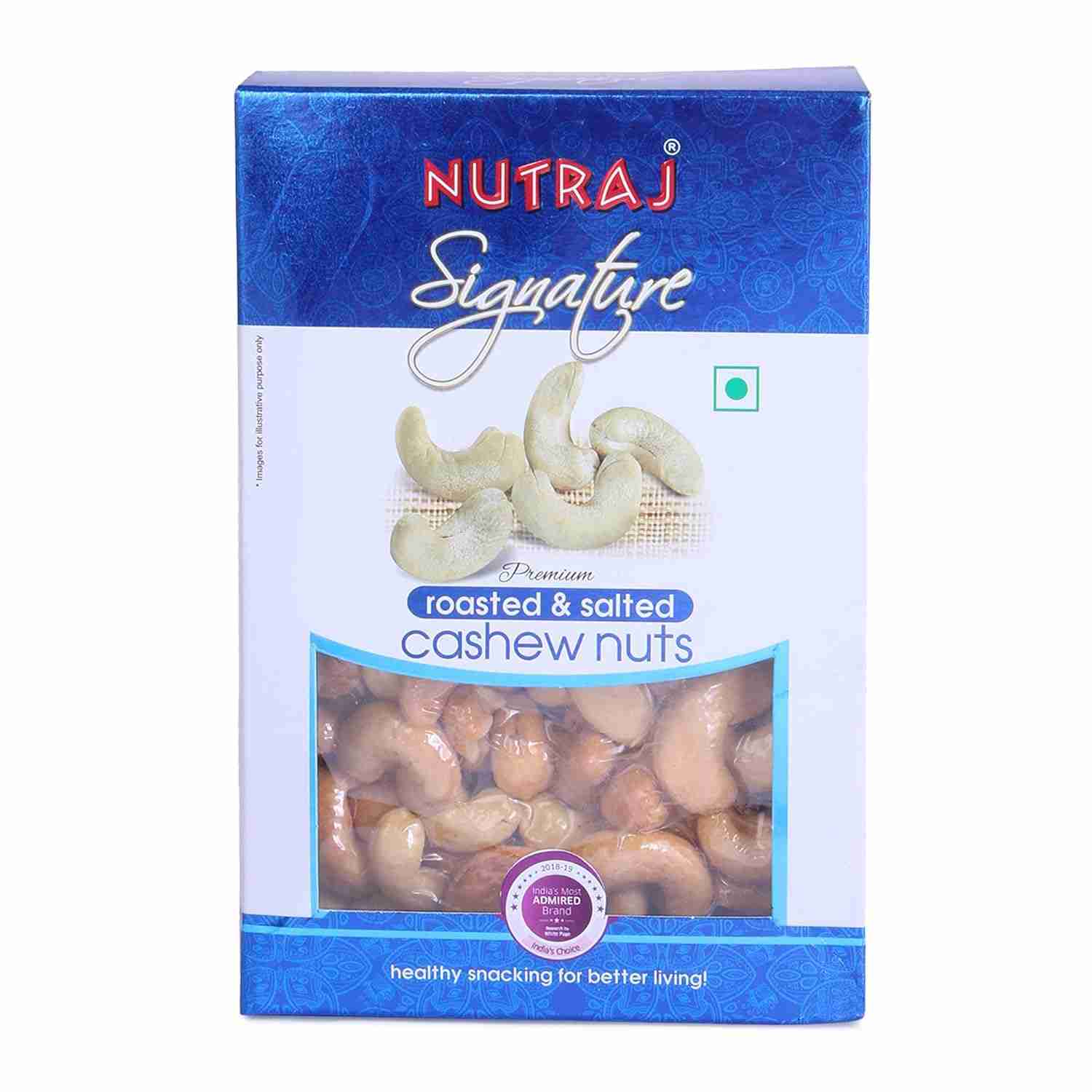 Roasted & Salted Cashew Nuts Chilli Garlic ( Nutraj Signature,Jammu)