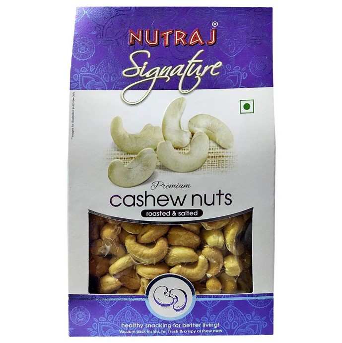 Roasted & Salted Cashew Nuts ( Nutraj Signature, Jammu)