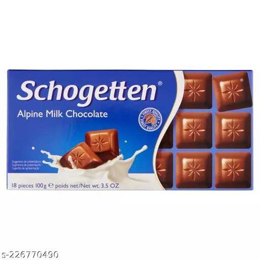 Alpine Milk & Dark Chocolates,(Pack of 2) (Schogetten,Germany))
