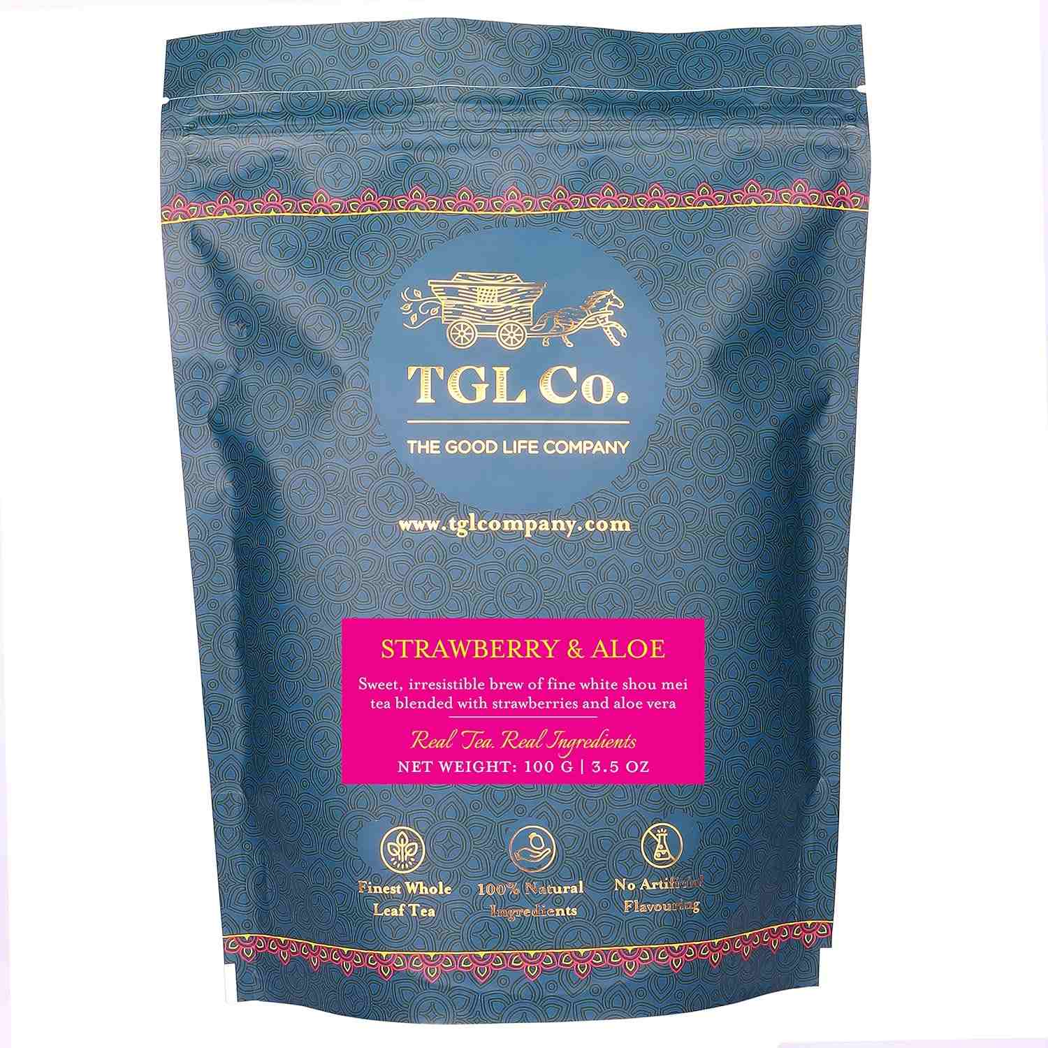 Strawberry and Aloe White Tea ( TGL, Mumbai )