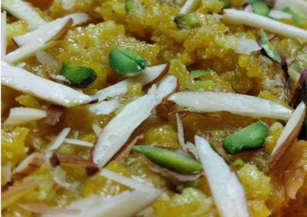 Sev Badam Burfi (Shyam Sweets, Delhi)