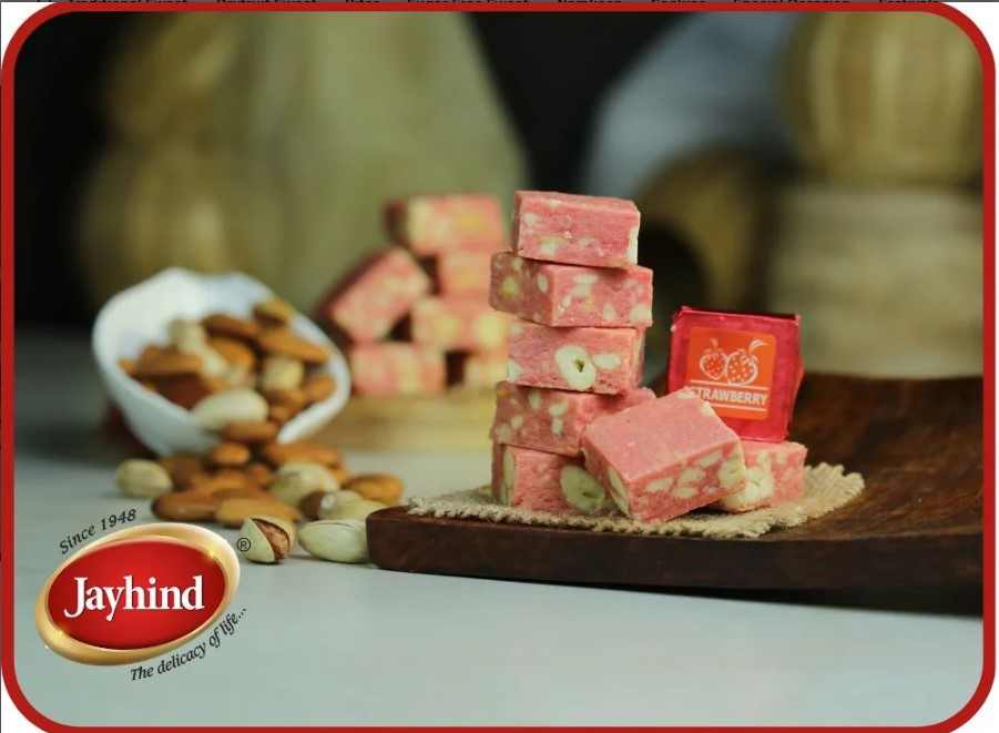 Strawberry Katli (Jay Hind, Ahmedabad)