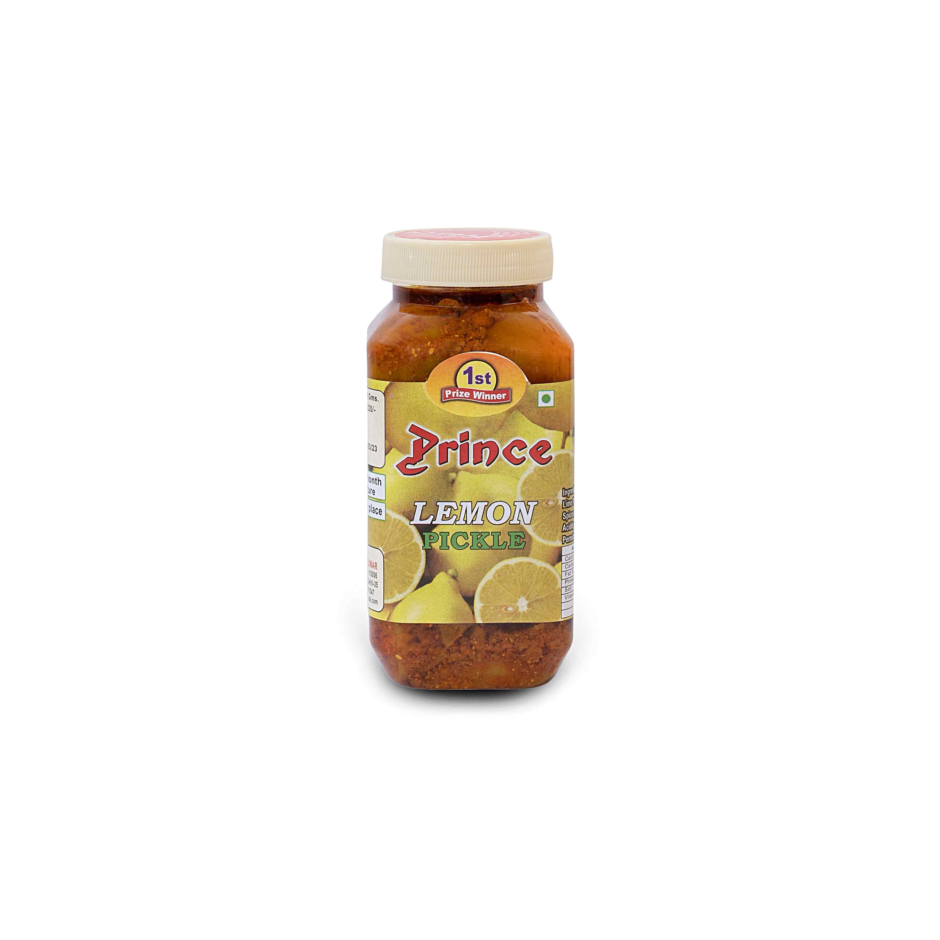 Special Lemon Pickle (Prince Pickles, Chandni Chowk)