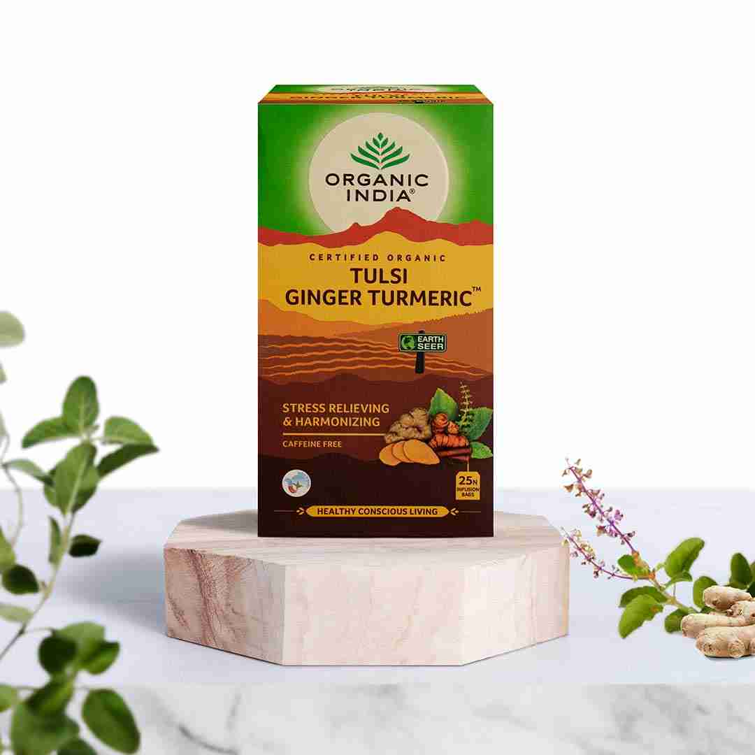 Tulsi Ginger Turmeric ( Organic India, Lucknow)
