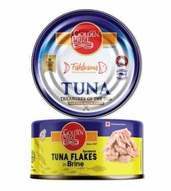 Tuna Sandwich Flakes in Brine (Golden Prize, Thailand )