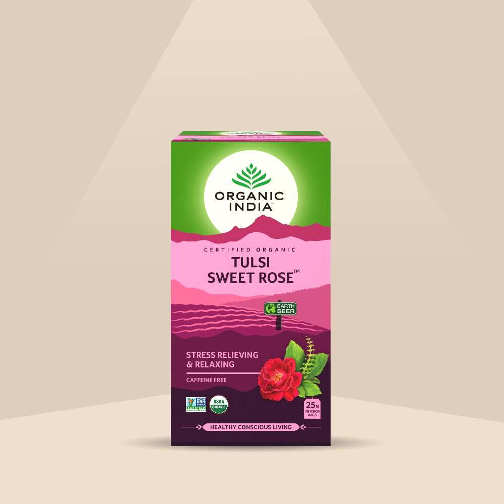 Tulsi Sweet Rose Tea ( Organic India, Lucknow )