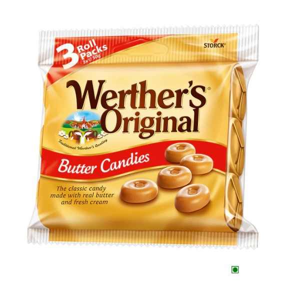 Werther's Sugar Free Caramel Butter Candies ( Storck, Germany )
