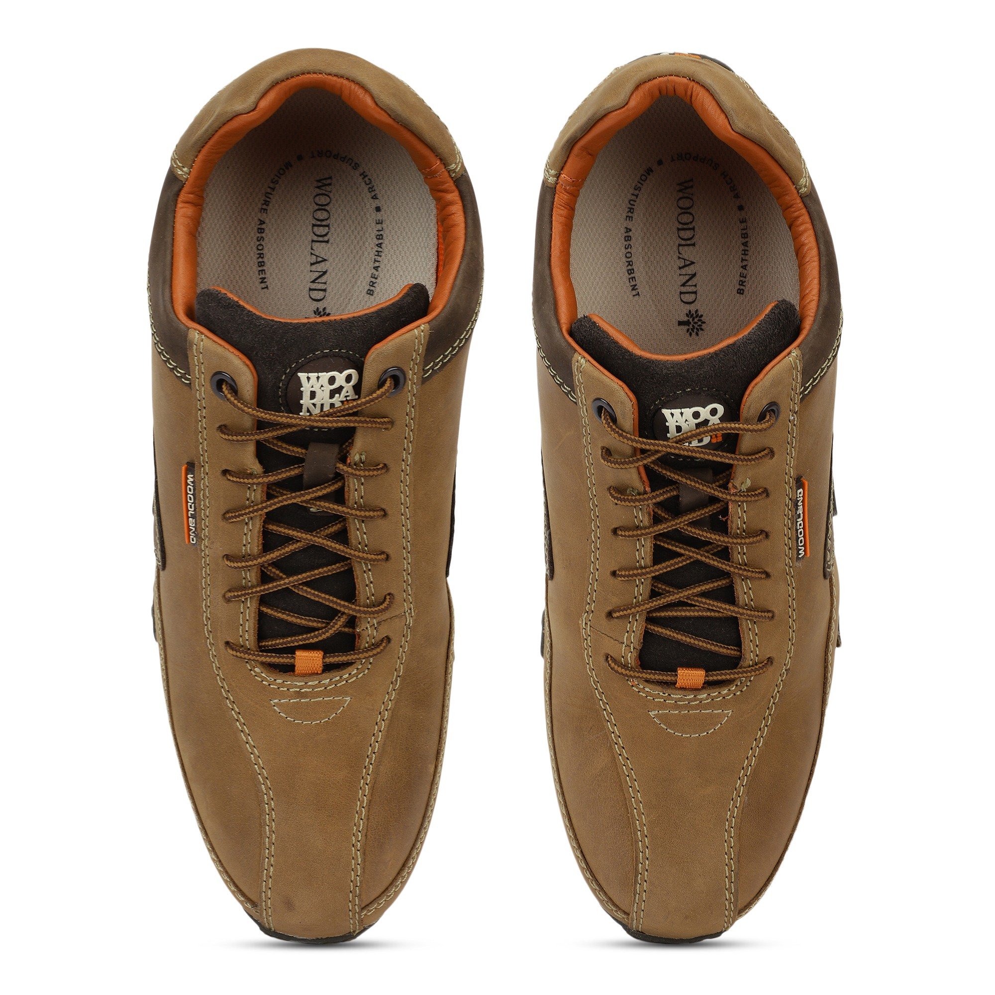 WOODLAND Men Brown Casual Lace-ups