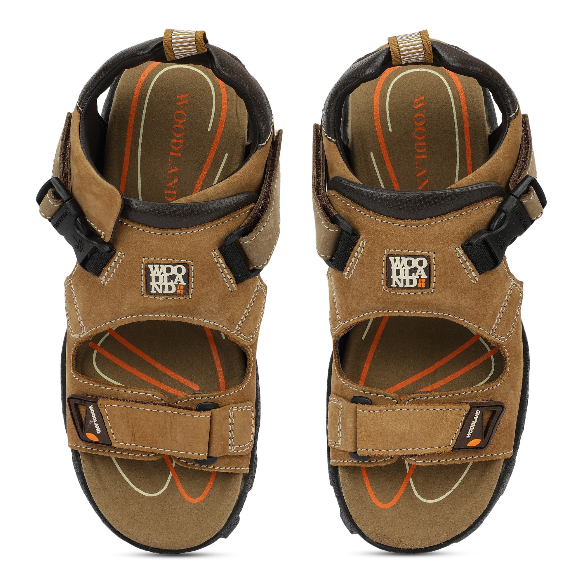 WOODLAND Men Brown Sandals