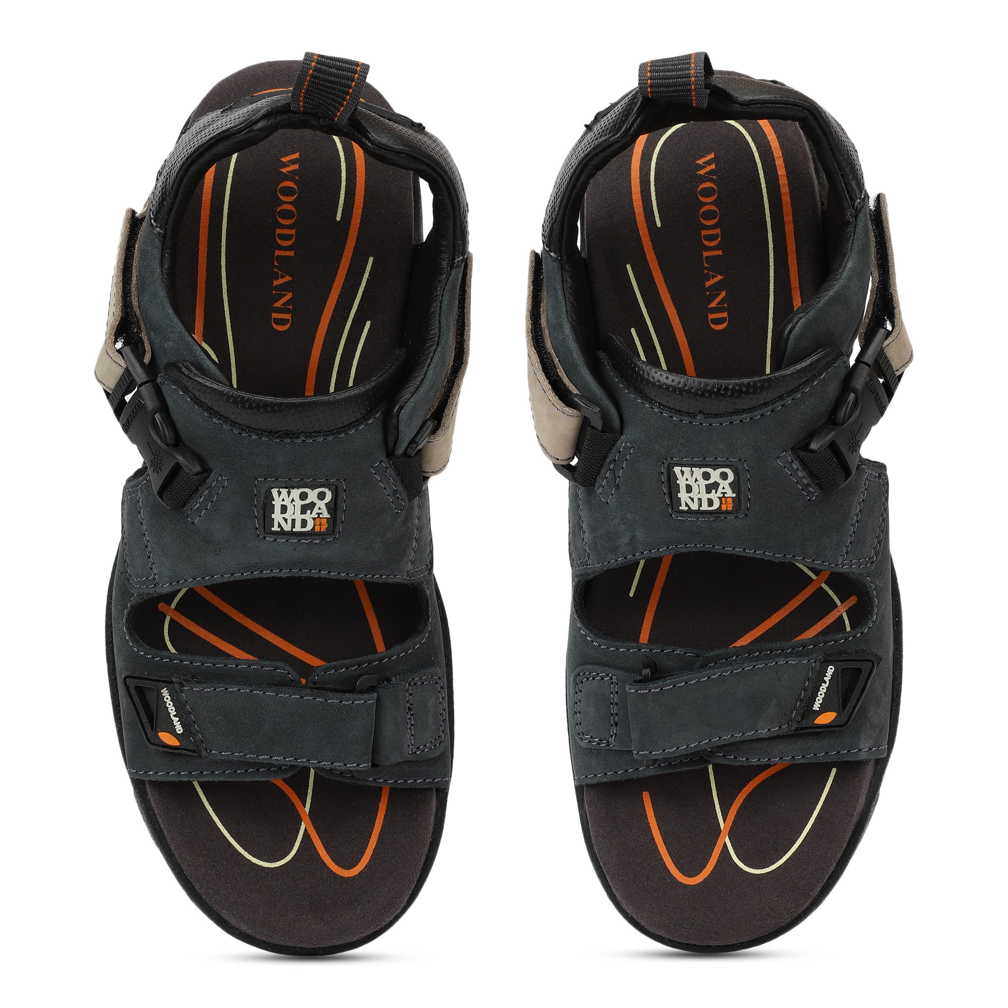 WOODLAND Men Navy Sandals